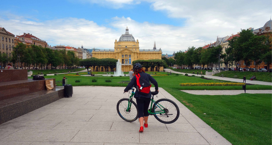 Radtour in Zagreb