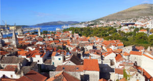 Aussicht über die Altstadt von Trogir