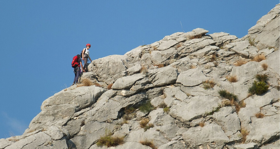 Klettern im Nationalpark Paklenica