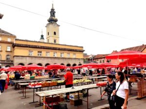 Einheimisches Obst und Gemüse in Zagreb