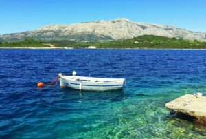 Fischerboot auf Vrnik