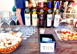 Weinprobe auf Korcula