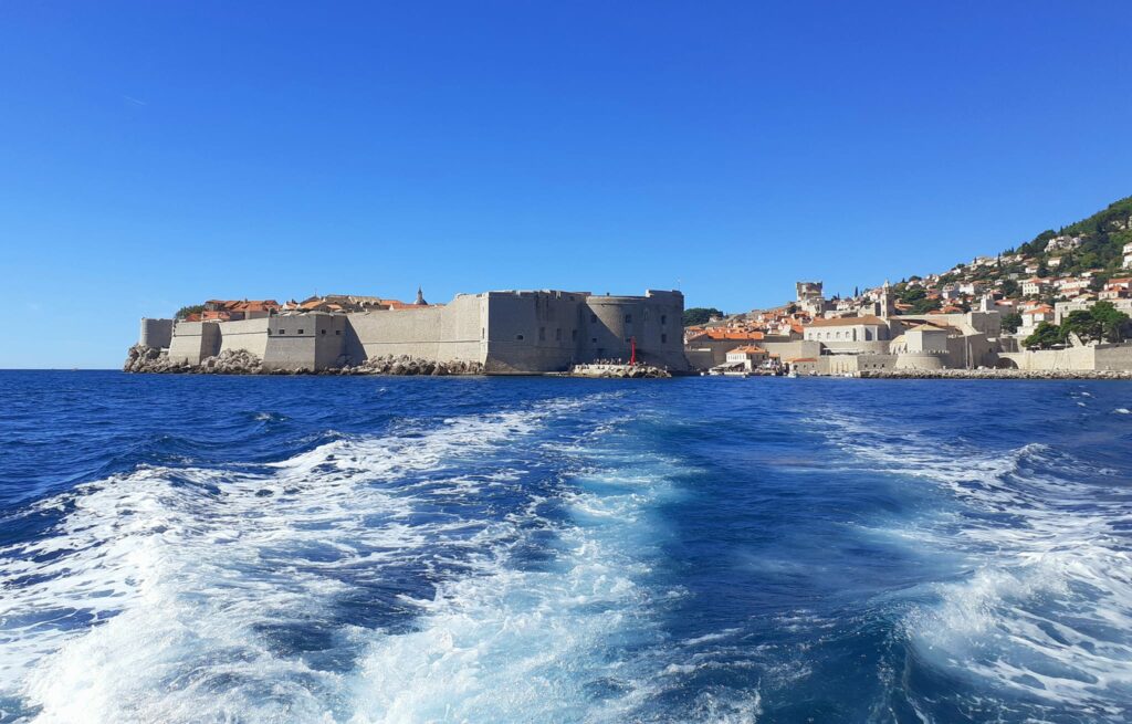 Blick auf den alten Hafen von Dubrovnik