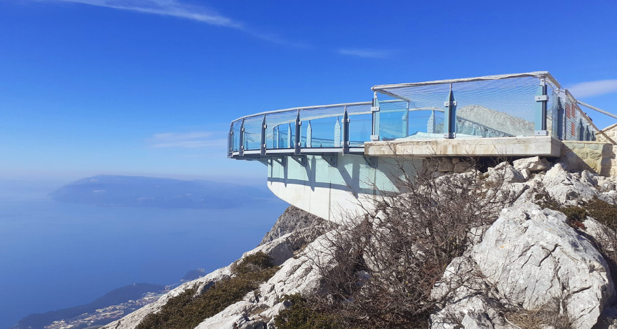 Biokovo Skywalk im Winter