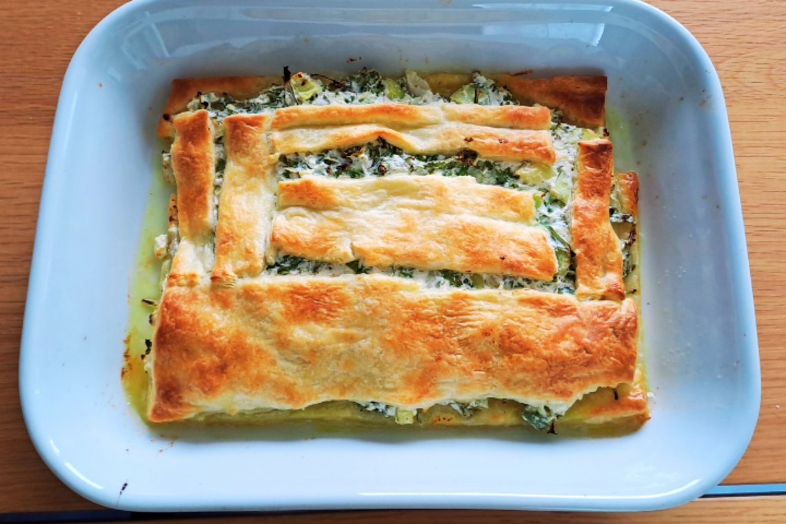 Kroatischer Strudel mit Zagreber Käse und Rucola