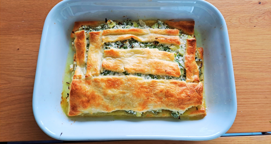 Kroatischer Strudel mit Zagreber Käse und Rucola
