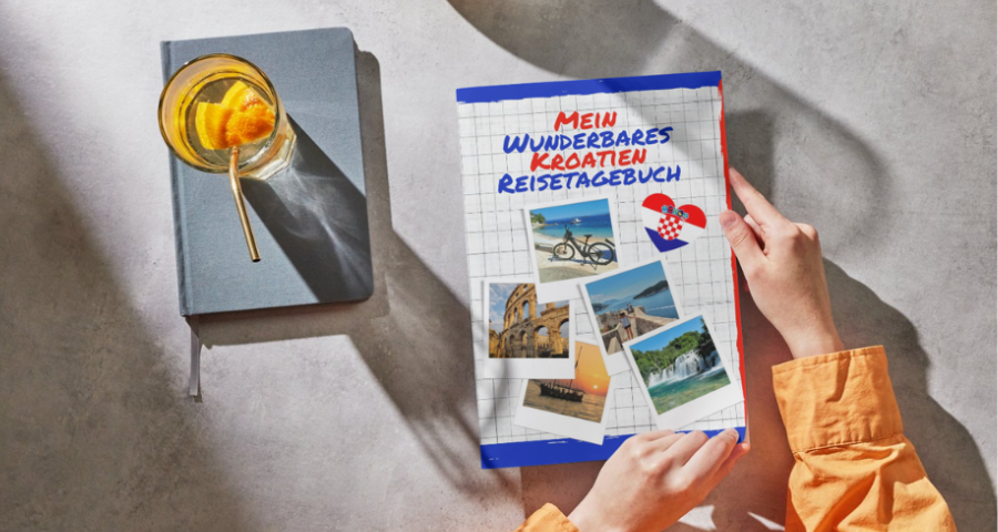 Kroatien Reisetagebuch zum Ausfüllen
