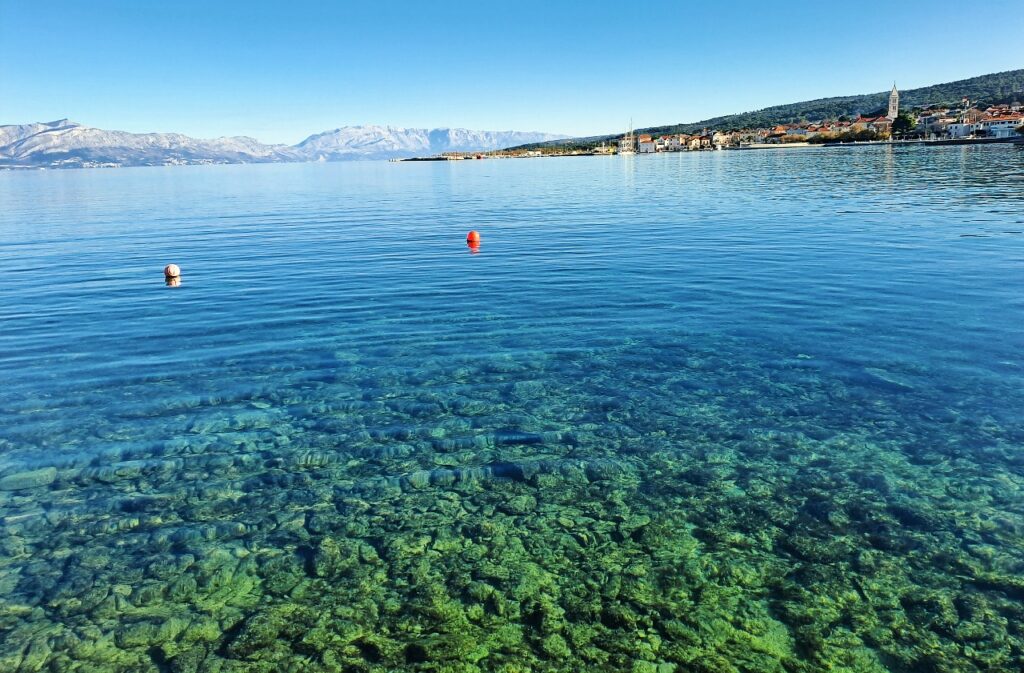 Türkise Adria auf der Insel Brac