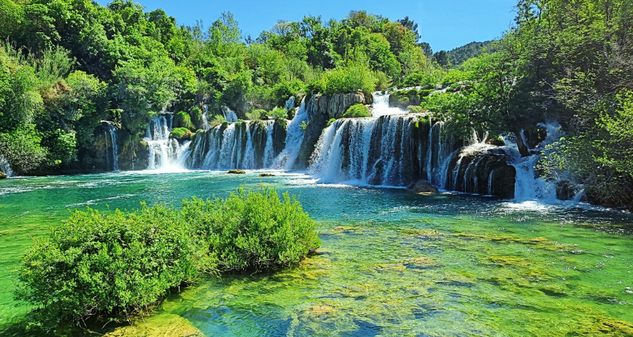 Krka Nationalpark im Frühling