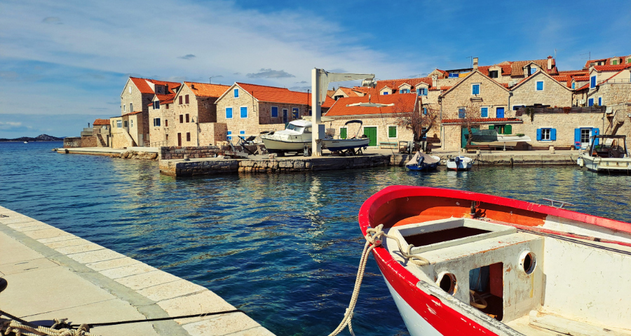 Urlaub auf Prvić in Kroatien
